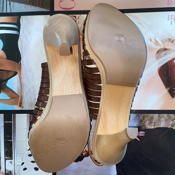 Michael Kors Sling Back Dark Brown heel sandal 7 - Picture 6 of 6